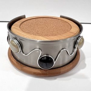 NEW‼️Jeweled Drink Coaster Set